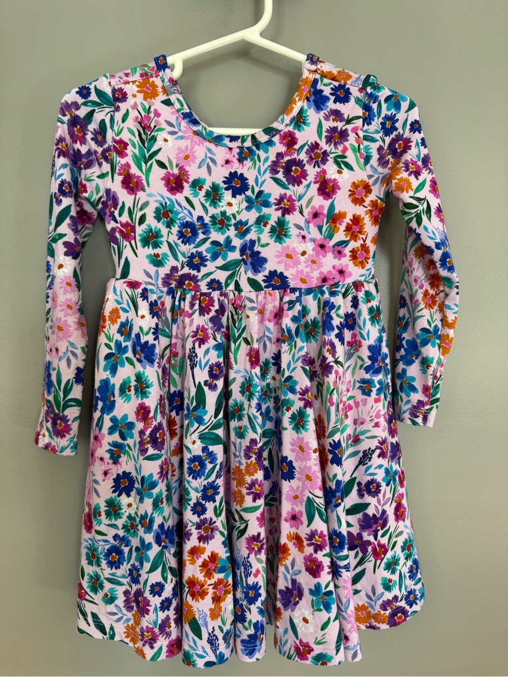 Little Sleepies 2T floral skater dress with pockets